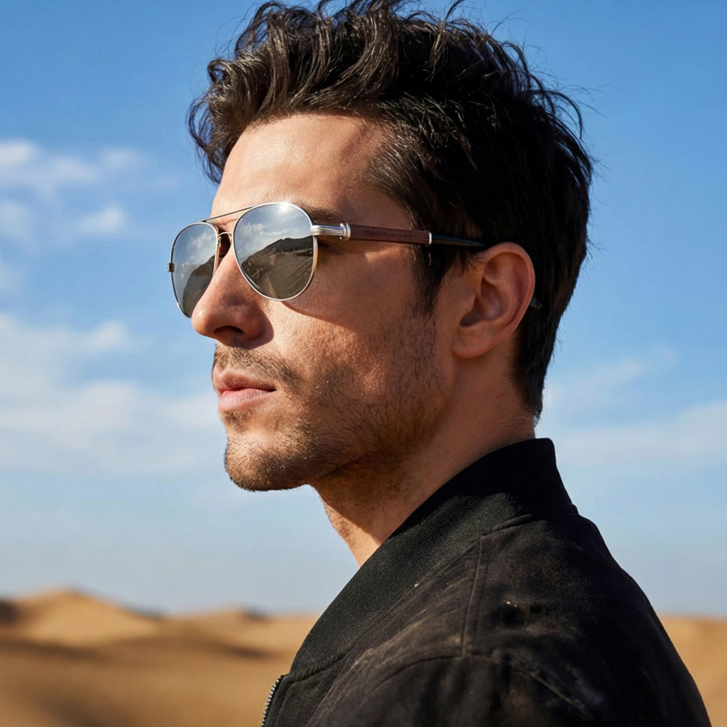 Frontal — Antigua Pilot Sunglasses