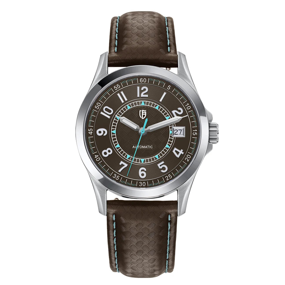 Frontal — Valparaíso Brown Dial Turquoise Accent