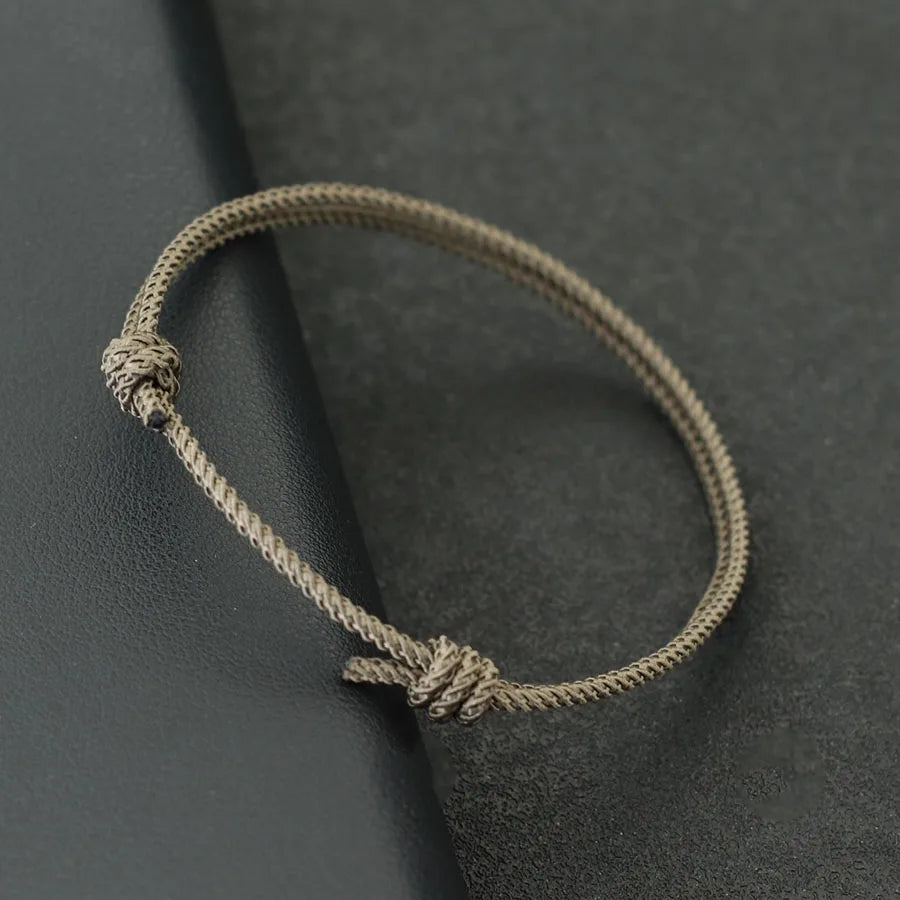 Minimalist String Bracelet – Adjustable Handmade Everyday Accessory