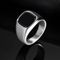 Ovalle Stone Ring – Stainless Steel