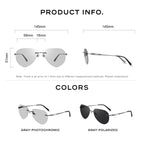 Editorial — Salta Rimless Titanium Sunglasses