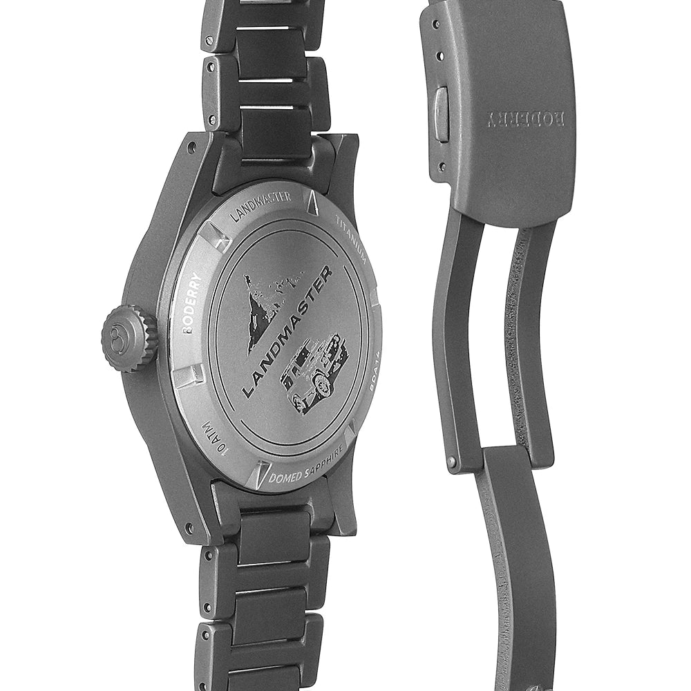 Boderry Landmaster Automatic Watch — Titanium & Sapphire 38mm