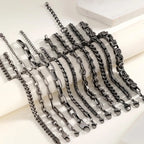 Men's Byzantine Chain Bracelet — Stainless Steel Braided Link Wristband