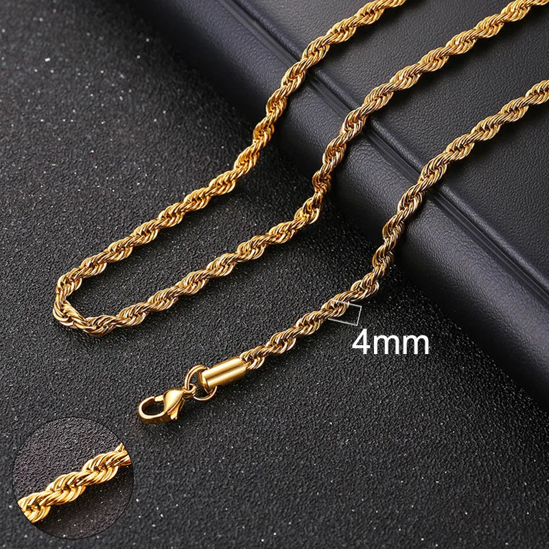 Neiva Cuban Chain Necklace – Stainless Steel