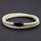 Double Layer Rope Bracelet for Men – Sleek, Minimal & Magnetic Fit