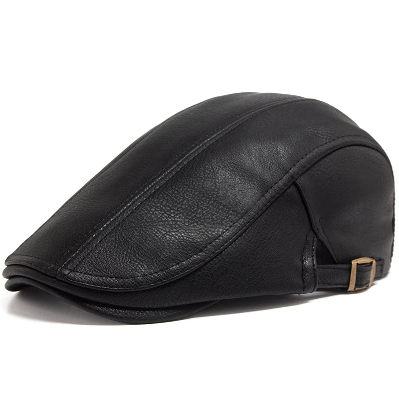 Potosí PU Leather Beret