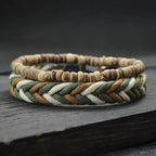 Natural Stone Couple Bracelet Set – Handmade Connection Jewelry