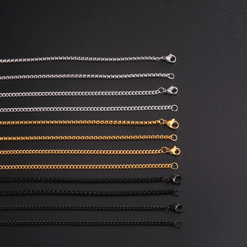 Onyx Chain Necklace
