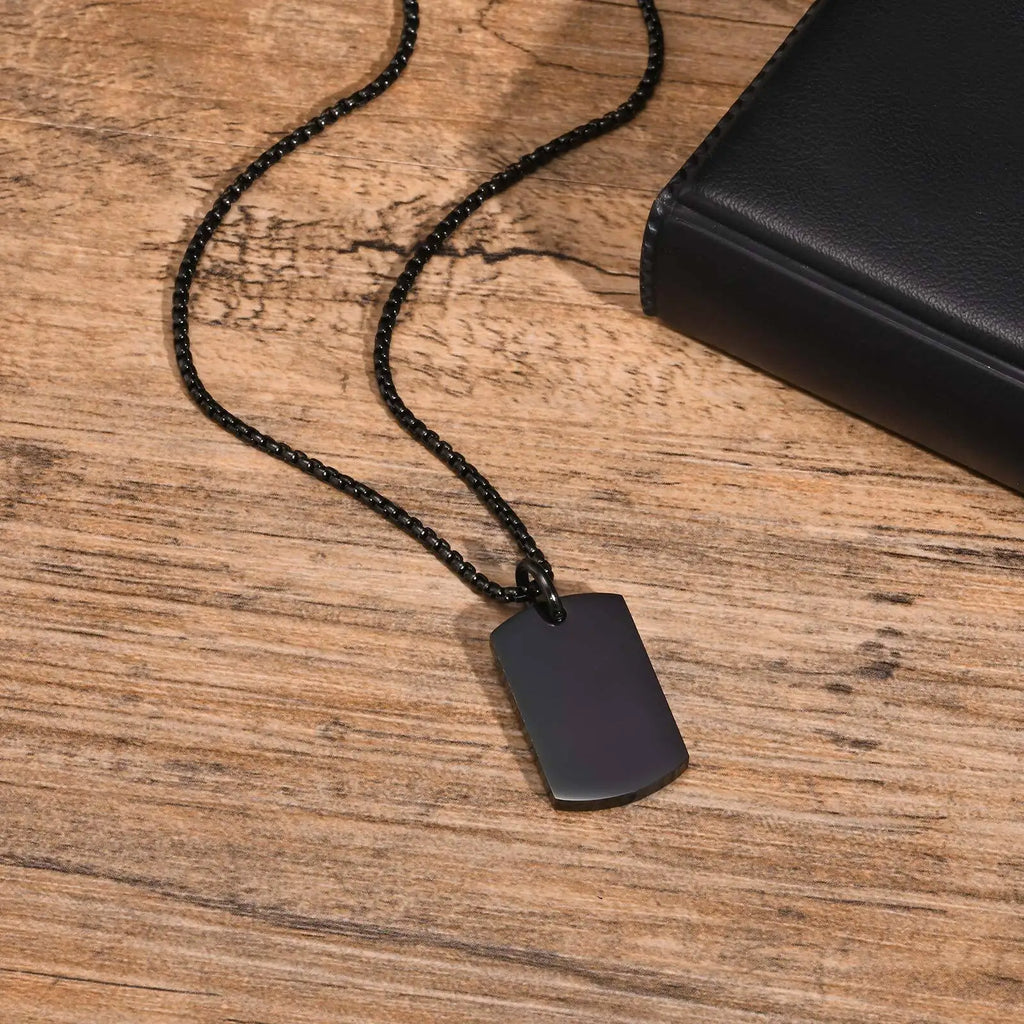 Tulum Dog Tag Necklace