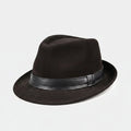 Mendoza Leather Stetson — Wide Brim