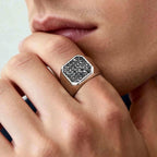 Teotihuacán Zircon Ring