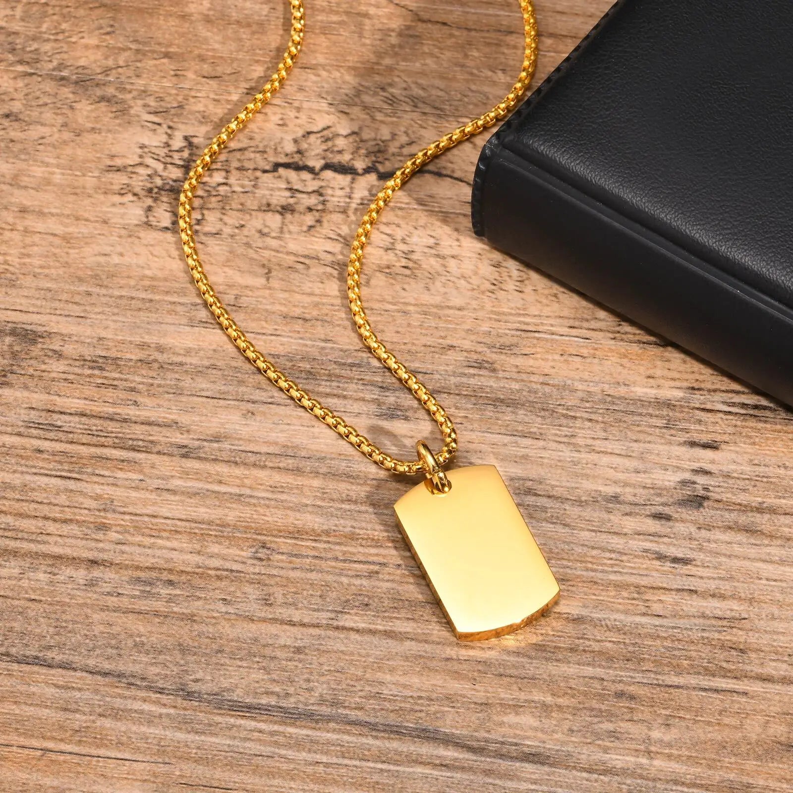 Tulum Dog Tag Necklace