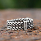 Como Chain – Men’s Braided Stainless Steel Ring