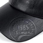 Brindisi men's eco leather adjustable baseball cap