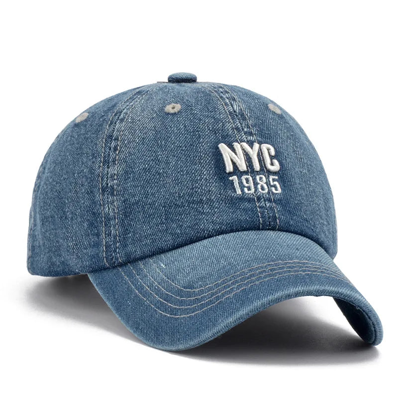 Venezia denim men's adjustable baseball cap