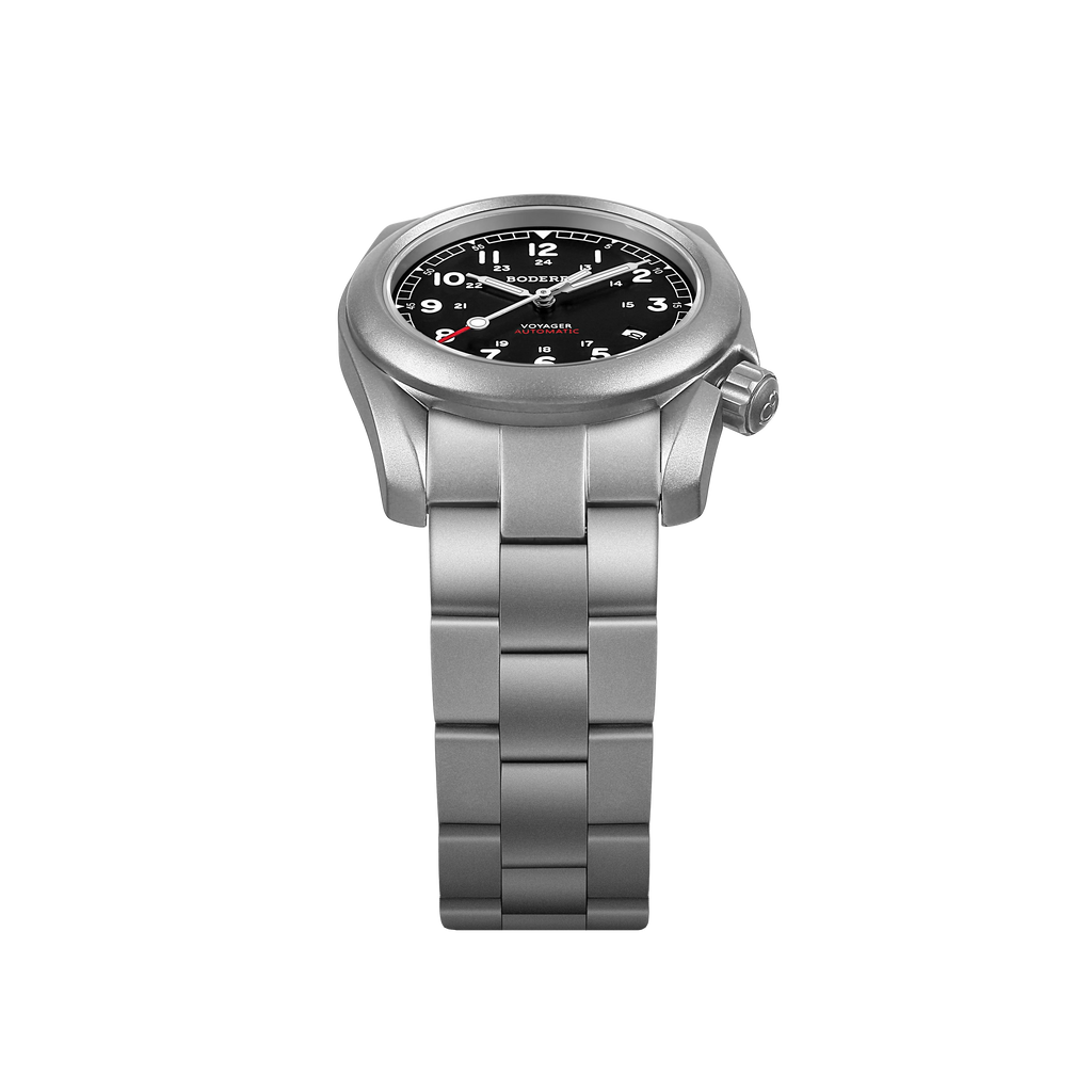 Boderry Voyager Automatic Watch — Titanium & Sapphire 40mm
