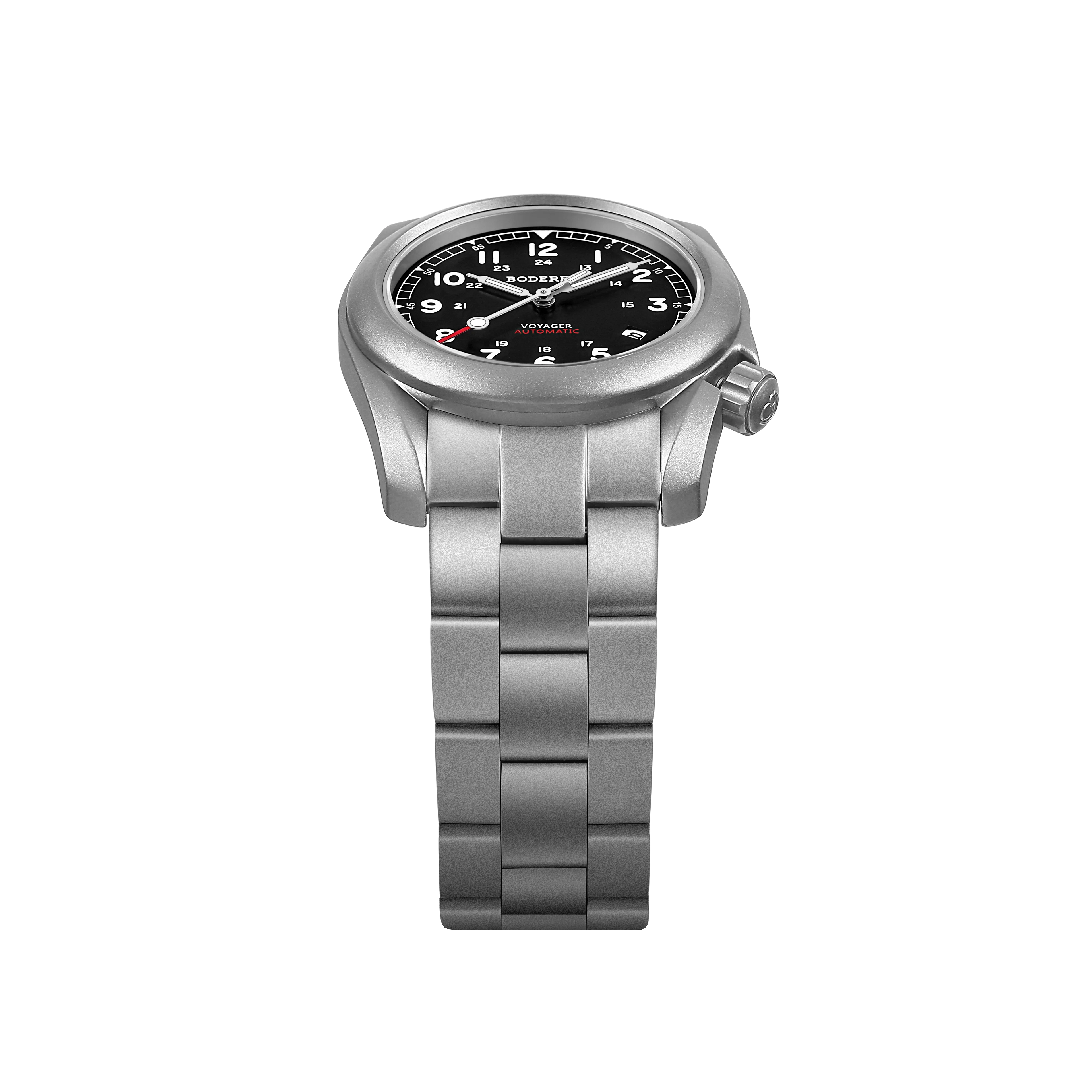 Boderry Voyager Automatic Watch — Titanium & Sapphire 40mm