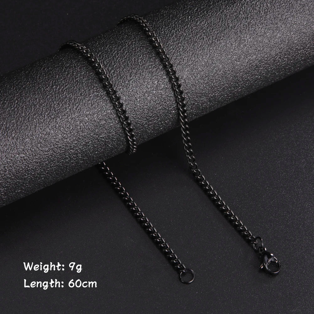 Onyx Chain Necklace
