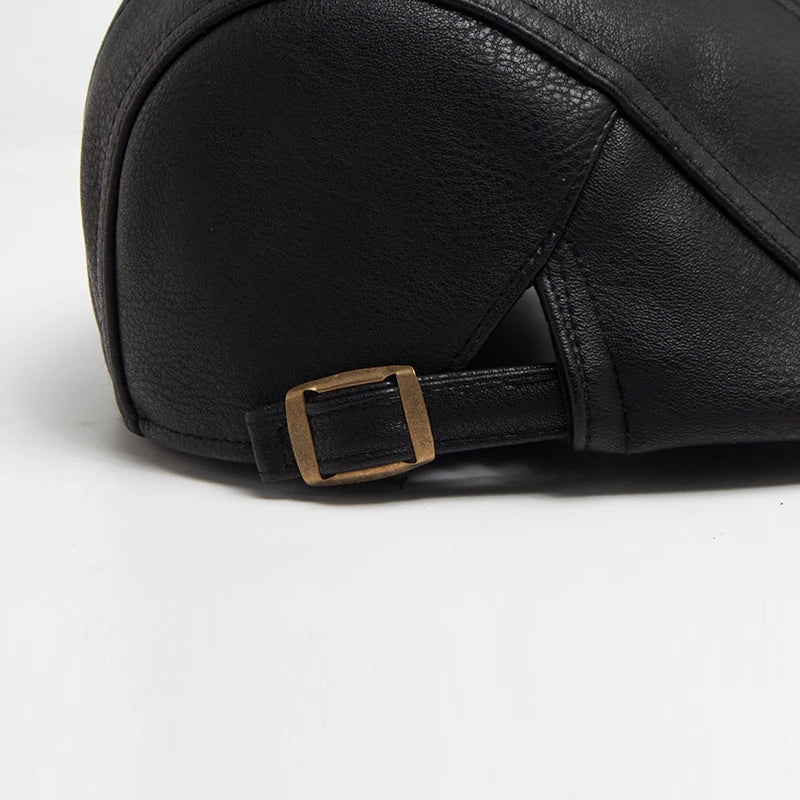 Potosí PU Leather Beret