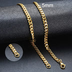 Neiva Cuban Chain Necklace – Stainless Steel