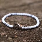 Brindisi Cross Beaded Bracelet – Tiger Eye & Onyx