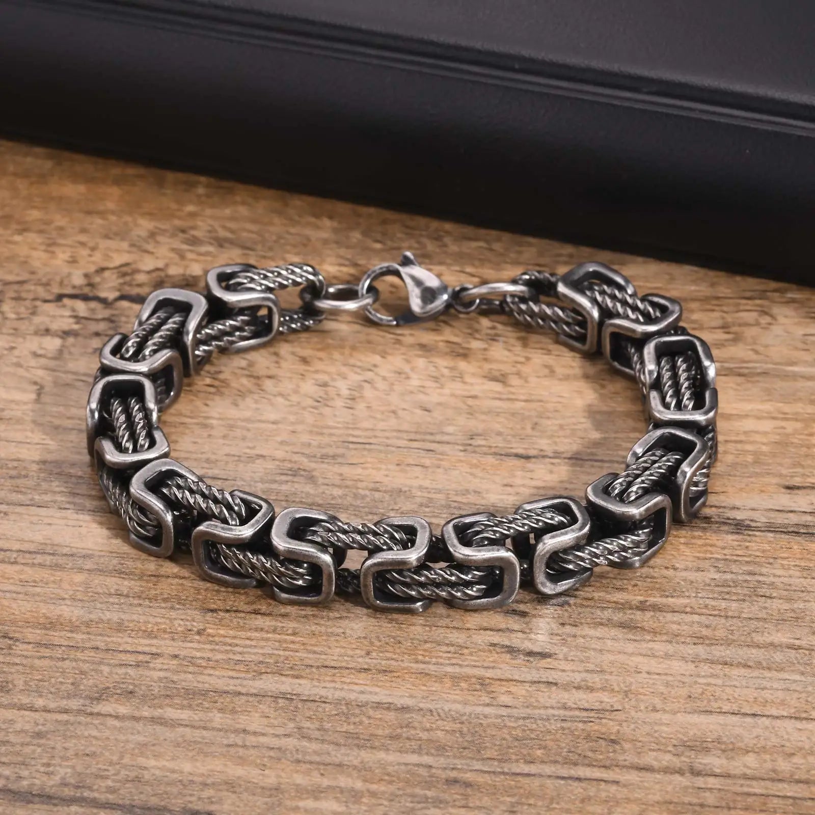 Sorrento Byzantine Bracelet – Stainless Steel 8mm