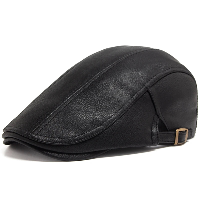 Potosí PU Leather Beret