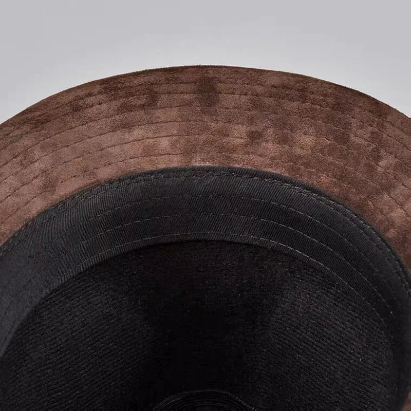 Mendoza Leather Stetson — Wide Brim