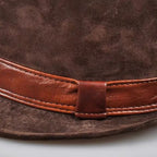 Mendoza Leather Stetson — Wide Brim