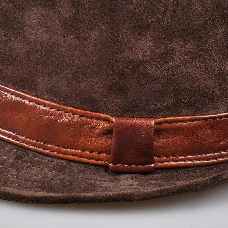 Mendoza Leather Stetson — Wide Brim