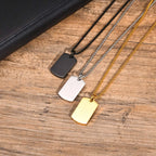 Tulum Dog Tag Necklace