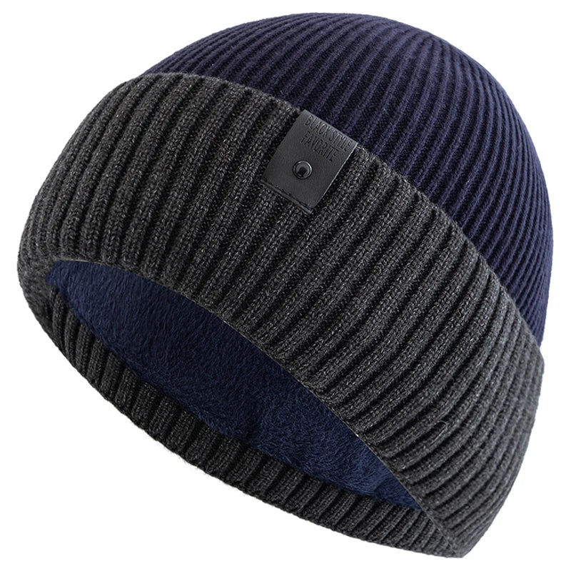 Lauriacum Winter Beanie – Fleece-Lined Knit Hat for Men & Women | Warm Outdoor Ski Cap