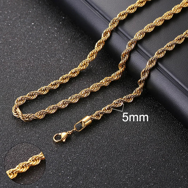 Neiva Cuban Chain Necklace – Stainless Steel