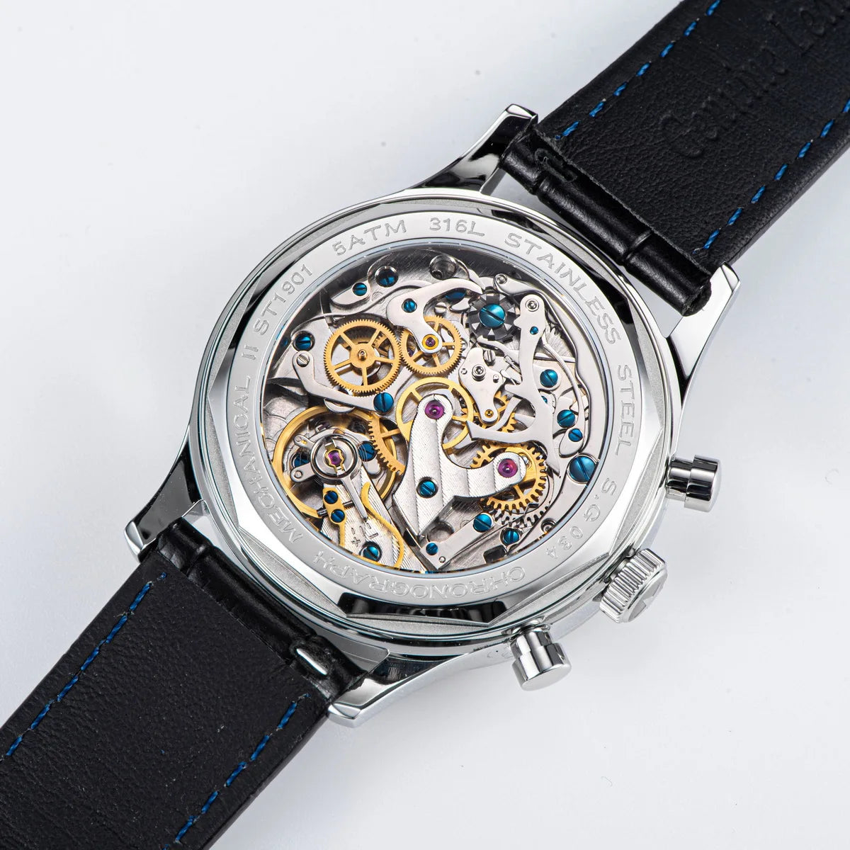Sugess 1963 Pilot Chronograph — Seagull ST1901 & Sapphire 38mm