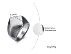 Varro Flat men's signet ring