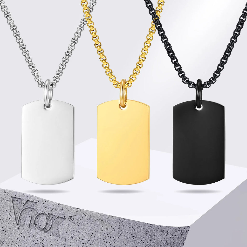 Tulum Dog Tag Necklace