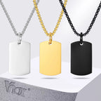 Tulum Dog Tag Necklace