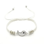 Yin Balance Bracelet Set – Couple Adjustable Cord Bracelets (2PCS)