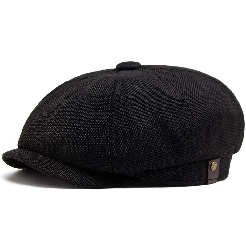 Brighton linen cap for men
