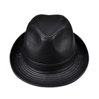 Guanajuato Leather Fedora — Formal, Short Brim