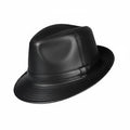 Cuenca Leather Fedora — Jazz, Short Brim