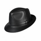 Cuenca Leather Fedora — Jazz, Short Brim