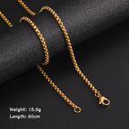 Onyx Chain Necklace
