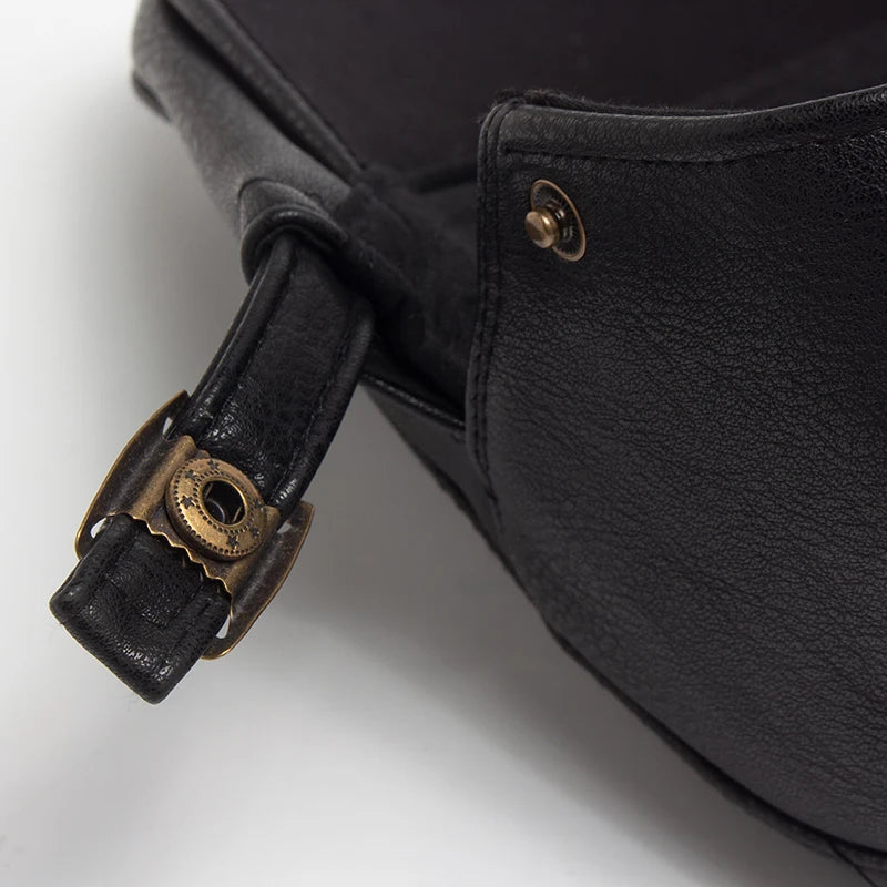 Potosí PU Leather Beret