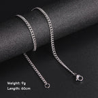 Onyx Chain Necklace