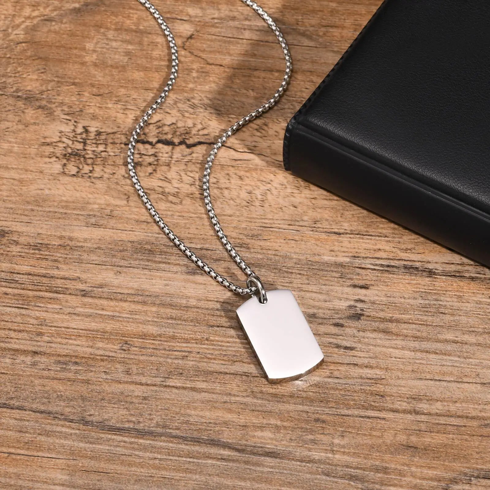 Tulum Dog Tag Necklace