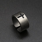 Lecce cross men's ring