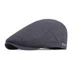 Summer breathable flat cap for men