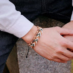 Natural Stone Couple Bracelet Set – Handmade Connection Jewelry
