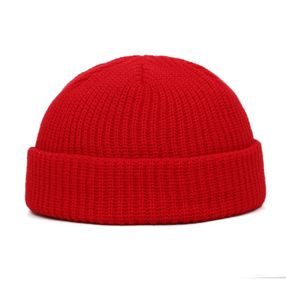 FrostThread Wool Beanie – Warm Knitted Skull Cap with Short Thread Design, Elastic and Unisex, Ideal for Casual Winter and Hip Hop Style